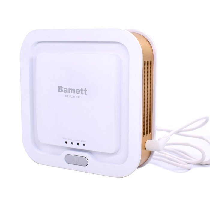 Bamett Car Air Purifier Auto Purifier, Anion Oxygen Bar, 3 in1 HEPA Air Cleaner, Odor Eliminator, Remove Dust,... N12