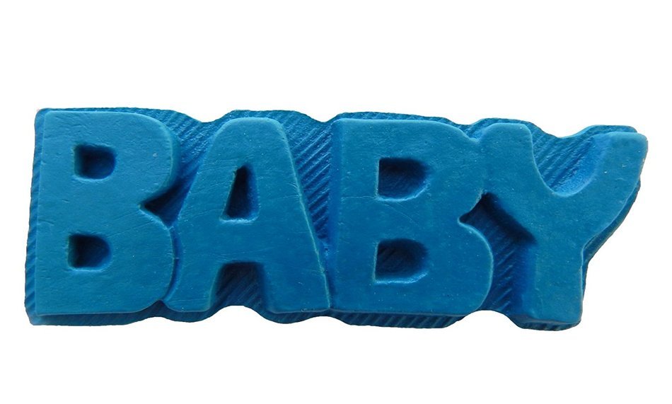 OK Molds silicone baby boy letter cake decorating fondant gompaste supply M4862 N2