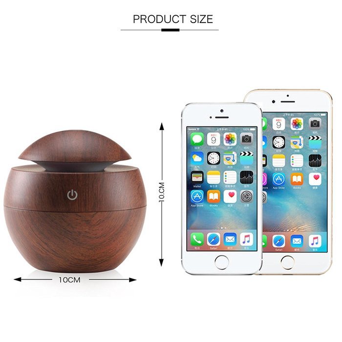 Toyofmine Mini Portable USB LED Ultrasonic Aroma Humidifier Essential Oil Diffuser Aromatherapy Purifiere for... N3