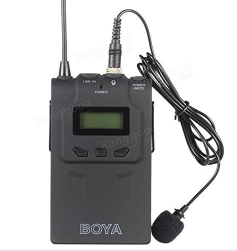 BOYA BY-WM6 Ultra High Frequency UHF Wireless Lavalier Microphone System for Canon Nikon Sony DSLR N6