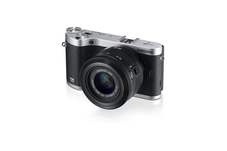 Samsung NX300 20.3MP CMOS Smart WiFi Mirrorless Digital Camera with 20-50mm Lens and 3.3" AMOLED Touch Screen...