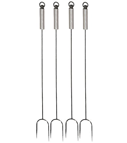 Pilgrim Home and Hearth 18657 Contemporary Roasting Fork, Set of 4