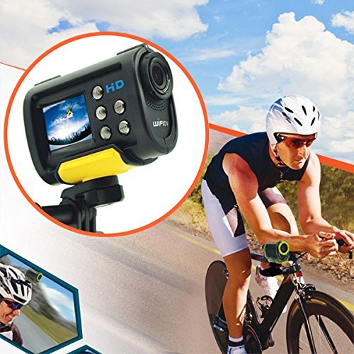 Sport Camera S100W HD 1080P 170&Acirc;&deg; Wide Angle Action Video Mini DV Wifi N4