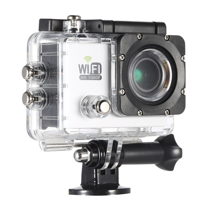 Andoer&reg; Wifi Action Sports Camera DV Cam Full HD 2.0" LCD 12MP 1080P 30FPS 140 Degree Wide Lens Waterproof for... N2