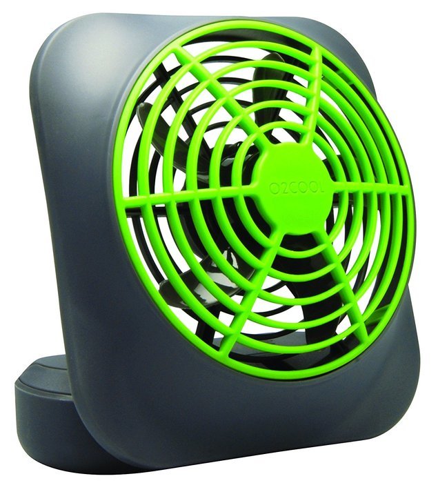 O2COOL FD05006 5" Portable Volcano Fan, Green
