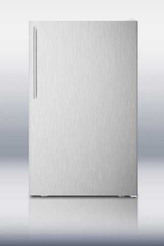 Summit FS407LXSSHV 20" Medically Approved Compact Refrigerator with 2.8 cu. ft. Capacity Pull Out Drawers Manual...
