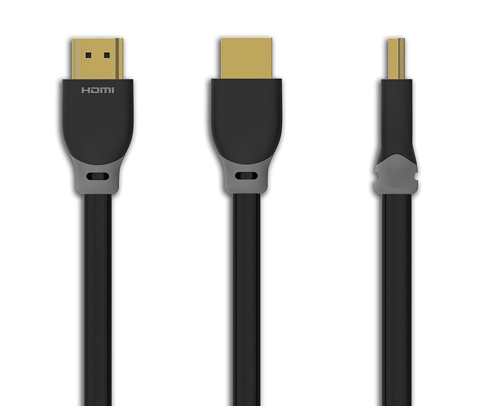 Omars Ultra HDMI Active Slim Cable 50ft with Ethernet ,Supports 4K, 3D, 2160p Full HD Latest Version