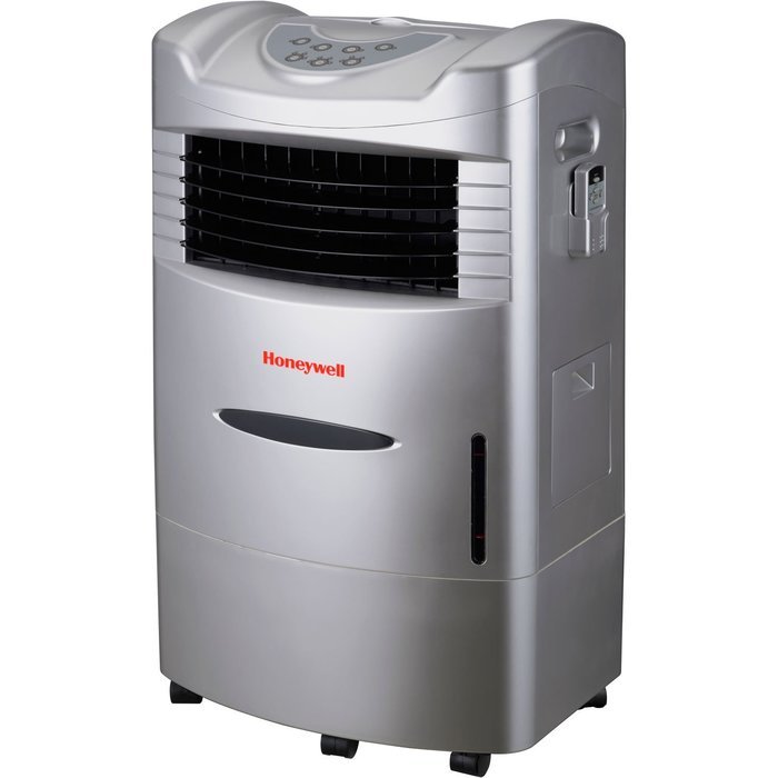 Honeywell CS10XE 21 Pt. Indoor Portable Evaporative Air Cooler with Remote Control, Silver/Grey N27