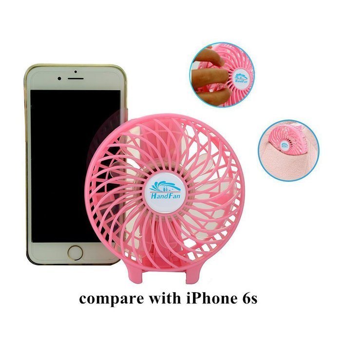 Niceshop Portable Handheld Mini Rechargeable Fans Battery Operated Cooling Fan Electric Personal Fans Foldable... N20