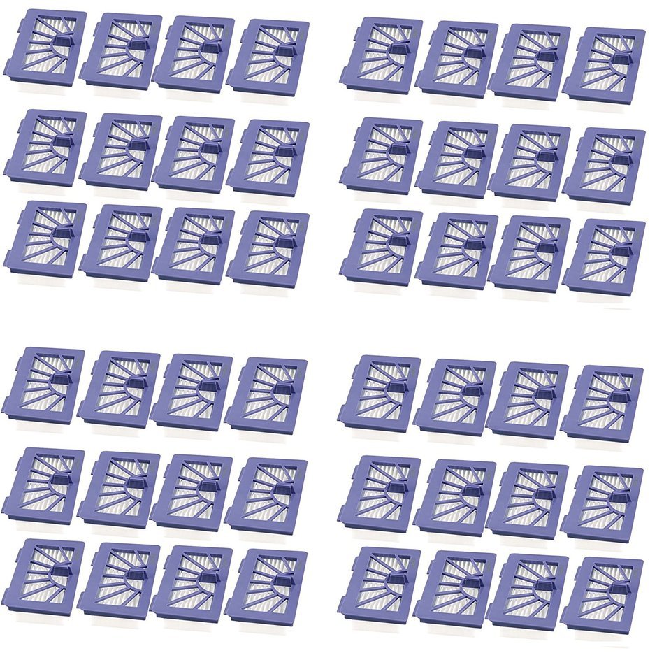 48 pack Filter for Neato 945-0048 XV-21 XV Signature XV Signature Pro XV-11 XV-12 945-0048 XV-15 Vacuum Cleaner...