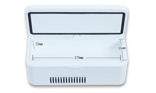 TOPCHANCES Mini 3'' inch Car Refrigerator Insulin Cooler 2-8&deg;C Refrigerated Box Drug Reefer