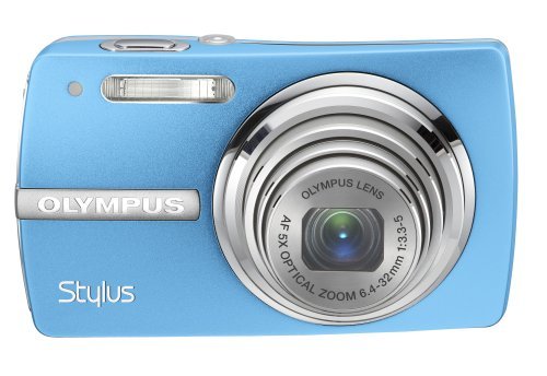 Olympus Stylus 820 8MP Digital Camera with 5x Optical Zoom (Blue) N4