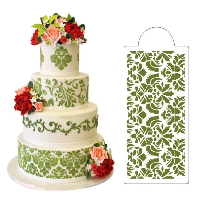 BleuMoo Cake Decoration Tool Plastic Cake Spray Flowers Mould Home Use N3