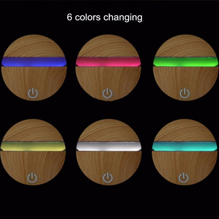 Toyofmine Mini Portable USB LED Ultrasonic Aroma Humidifier Essential Oil Diffuser Aromatherapy Purifiere for... N5