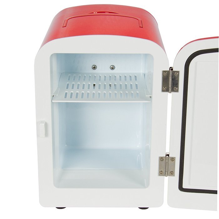 Portable Mini Fridge Cooler and Warmer Auto Car Boat Home Office AC & DC Red