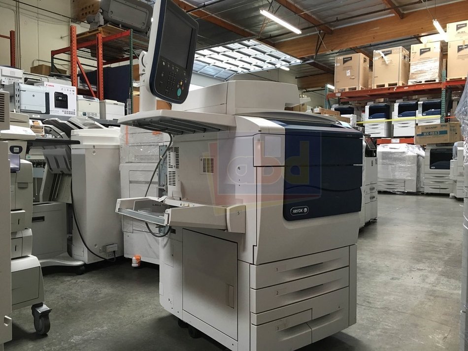 Refurbished Xerox Color 550 Digital Production Printer &ndash; 50/55 ppm, Print, Copy, Scan, 2400 x 2400 dpi, 3,260...