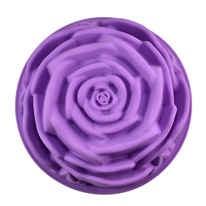 La Tartelette Silicone Cake Mold Rose Flower Birthday Cake Bread Tart Flan Silicone Baking - Rose