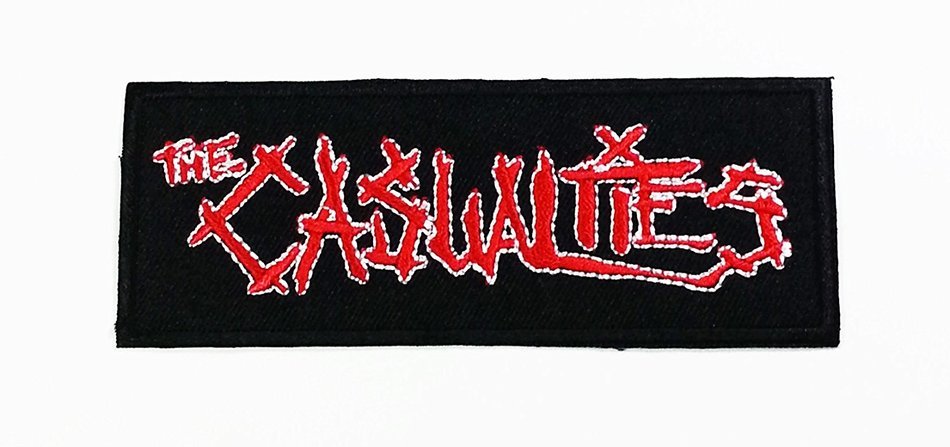 THE Casualties Music Band Logo Jacket T Shirt Patch By Botan N2
