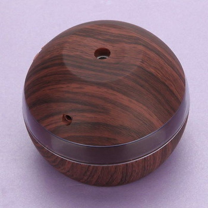 300ml Aroma Essential Oil Diffuser, Wood Grain USB LED Ultrasonic Cool Mist Humidifier