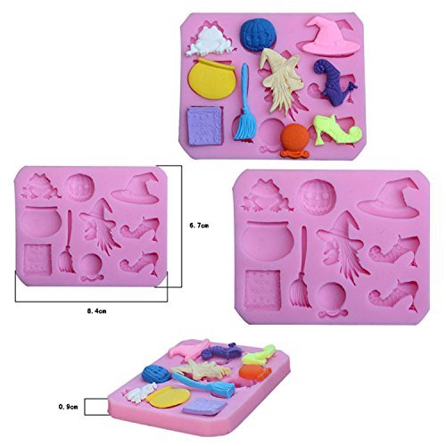 Dachun 3D Fondant Cake Chocolate Fondant Silicone Sugar Craft Molds, Mini N3