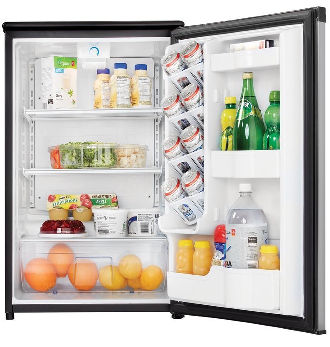 Danby Designer DAR026A1BDD Compact All Refrigerator, 2.6-Cubic Feet ...