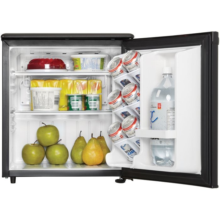 Danby Designer DAR026A1BDD Compact All Refrigerator, 2.6-Cubic Feet, Black N8