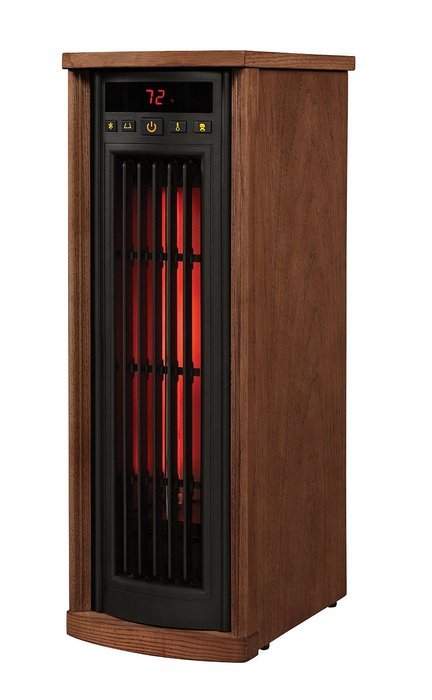 Duraflame 5HM8000-O142 Portable Electric Infrared Quartz Oscillating Tower Heater, Oak N2