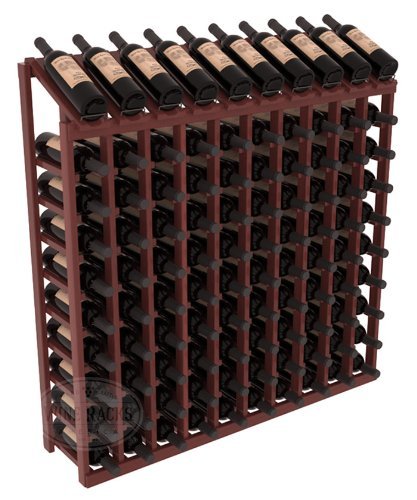 Wine Racks America&reg; Redwood 10 Column 10 Row Display Top Kit. 13 Stains to Choose From! N2
