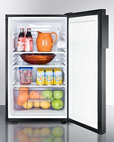 Summit FF521BLADA 20" AccuCold Series ADA Compliant Medical Compact Refrigerator with 4.1 cu. ft. Capacity Adjustable...