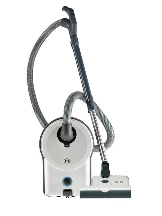 SEBO 90641AM Airbelt D4 Premium Canister Vacuum with ET-1 Powerhead, White N5