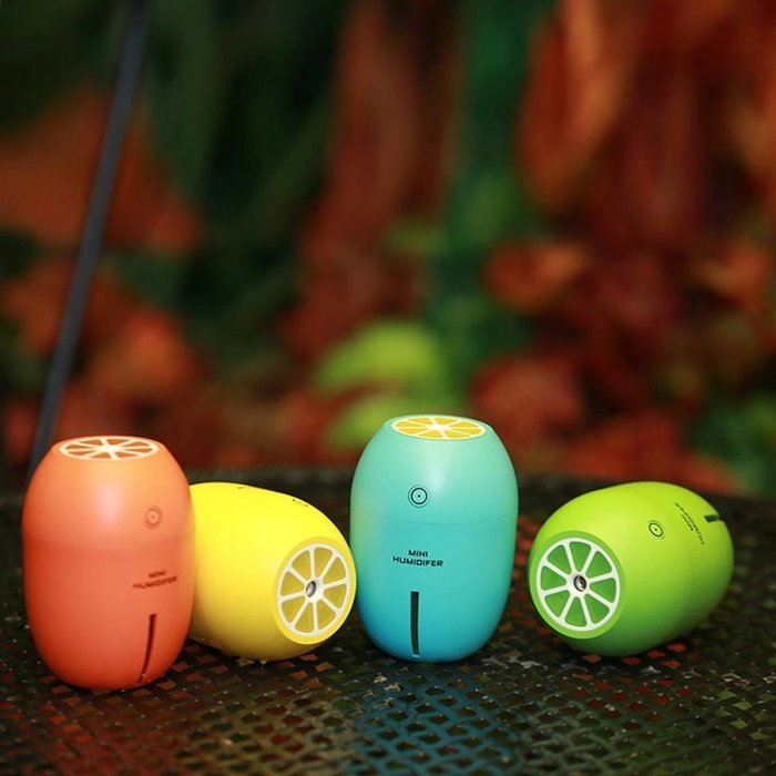 Muangan 180ml Portable USB Humidifier MIni Air Aromatherapy Purifier Steam Diffuser Mist Office Room Car (Yellow) N12