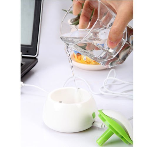 WONFAST&reg; Mini USB Air Mist Humidifier for Bedrooms, Living Rooms,Car,Home and Office (Green)