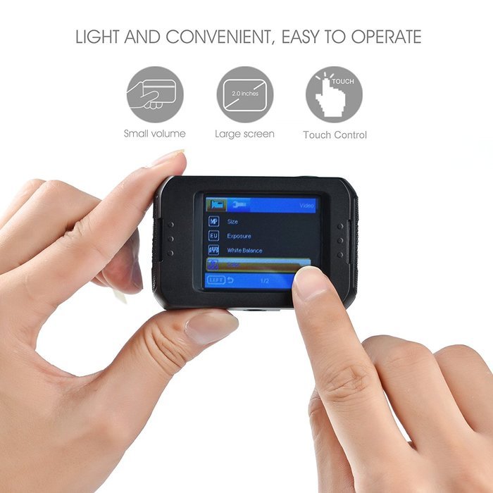 Sumsonic S200 2.0" Touch Screen Sports Action Video Camera Full HD 1080P 140 Wide Angle Diving Camcorder With... N8