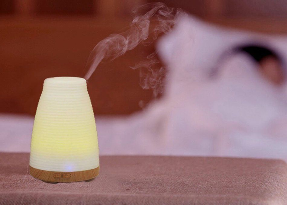 Glowseen Essential Oil Diffuser -100ml- Personal Mist Aroma Humidifier Ultrasonic Aromatherapy Oil Diffuser with... N4