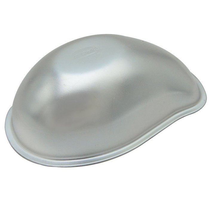 Lariy 5 Pcs Mango Shaped Cake Fondant Mold Aluminum Jelly Cake Baking Pan Tool N4
