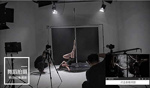 ASHANKS Dimmable Bi-color LED100W LED Studio Fresnel spot Light 3200-5500K for Studio Camera Photo video Equipment N2