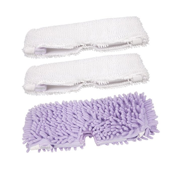 Hongfa Microfiber Pad and Purple Coral Duster Pad Replacement for Euro Pro Shark Pocket Steam Mop S3550 S3901... N3