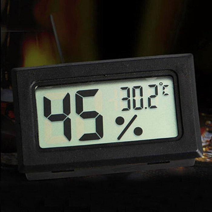 Industry Park Mini Digital LCD Indoor Temperature Humidity Meter Thermometer Hygrometer N4