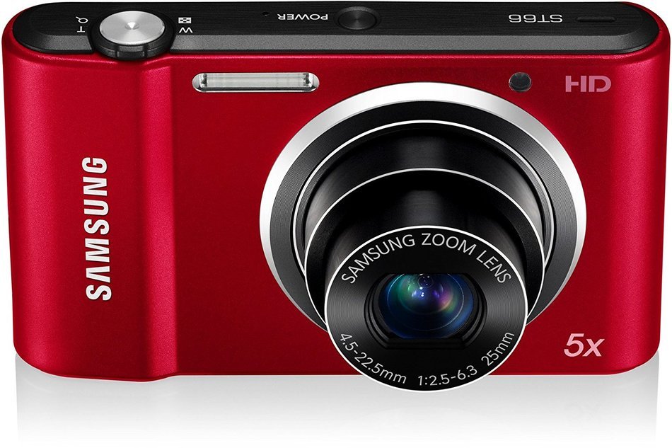 Samsung ST66 16 MP Compact Digital Camera - Black (EC-ST66ZZBPBUS)