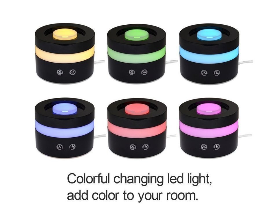 Actpe Portable Travel-size USB 100ml Aroma Essential Oil Diffuser Ultrasonic Air Humidifier Ultrasonic Cool Mist... N6