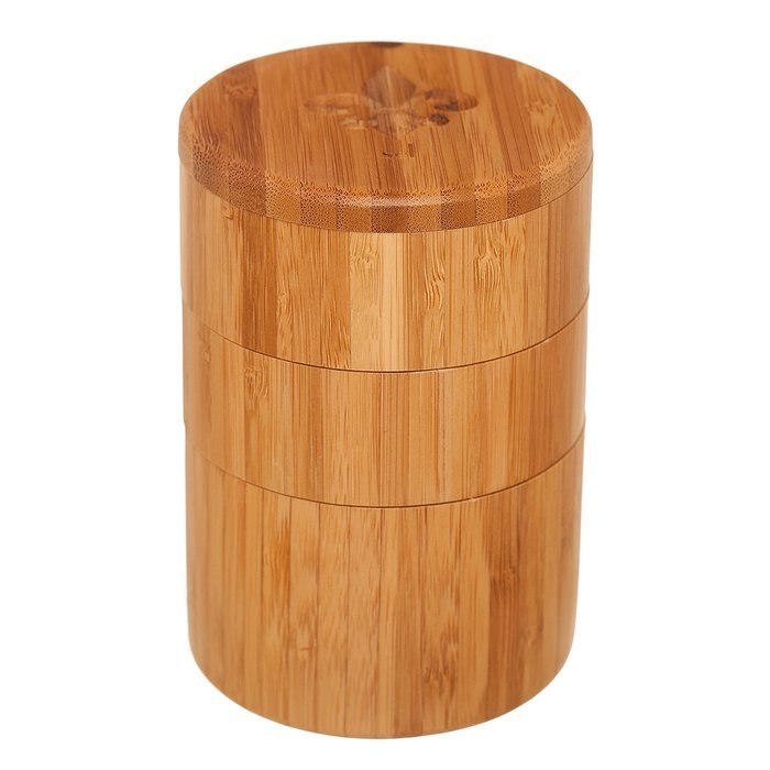 Totally Bamboo Small Salt Box, Bamboo Container With Magnetic Lid For Secure Storage N13