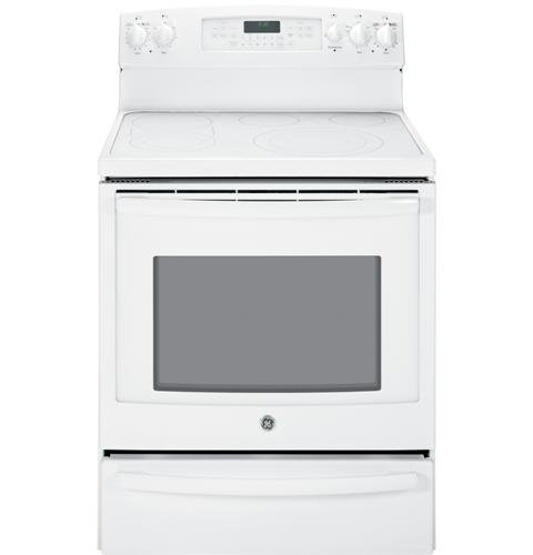 GE PB930TFWW Profile 30" White Electric Smoothtop Range - Convection