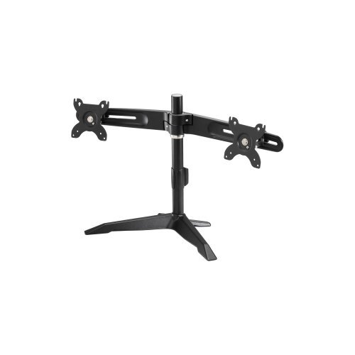 AMER.COM AMR2SU / Stand Based Dual Monitor Mount for two 15"-24" LCD/LED Flat Panel Screens
