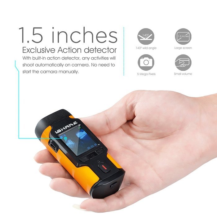 Sumsonic S200 2.0" Touch Screen Sports Action Video Camera Full HD 1080P 140 Wide Angle Diving Camcorder With... N17