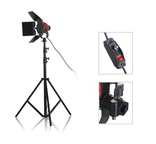 ASHANKS Dimmable Bi-color LED100W LED Studio Fresnel spot Light 3200-5500K for Studio Camera Photo video Equipment N6