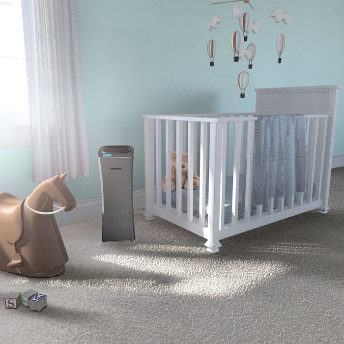 Oreck WK15500B Air Refresh 2-in-1 Hepa Air Purifier & Ultrasonic Humidifier for Small Rooms, N4