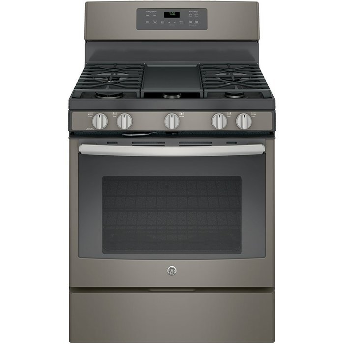 GE JGB700EEJES 30" Slate Gas Sealed Burner Range - Convection