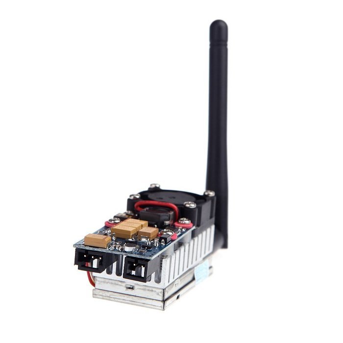 T-Trees FPV Wireless Transmitter TS582000 5.8G 2000MW 8CH Video AV Audio Sender N2