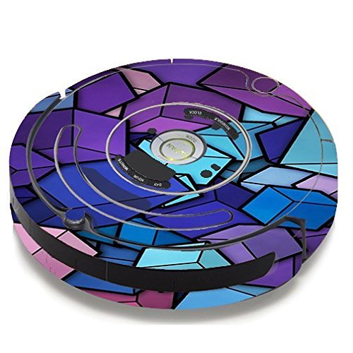 Skin Decal Vinyl Wrap For IRobot Roomba 650 655 Vacuum / Prism1