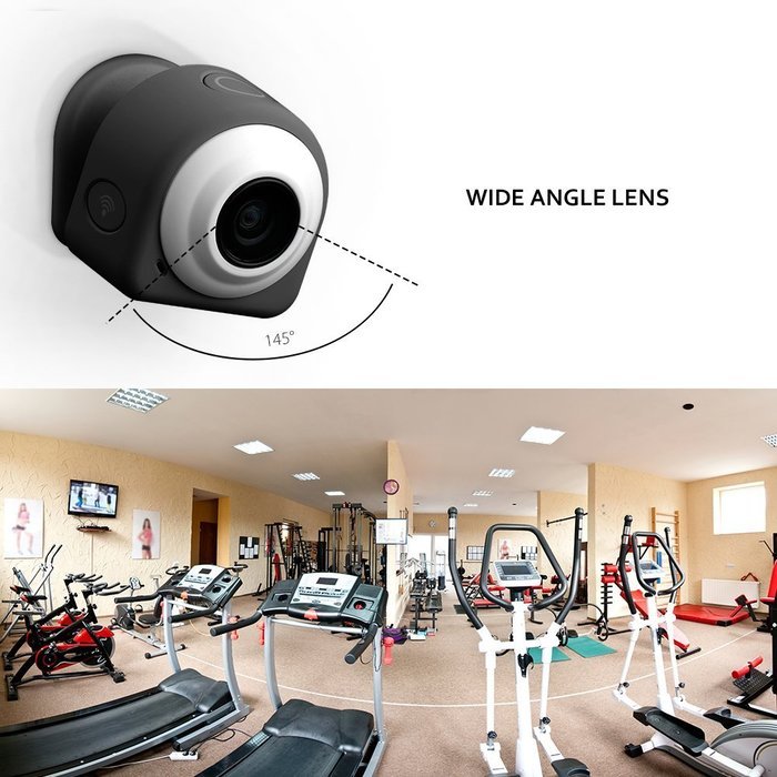 VicTec HD 1080P WiFi Mini Lifestyle Action Video Camera Camcorder 8 Mega Pixel COMS + 145&ordm; Wide Angle Lens with...